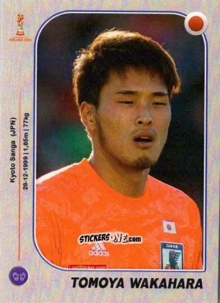 Cromo Tomoya Wakahara - World Cup U-20 Poland 2019 n. 133 - Gloria Editions