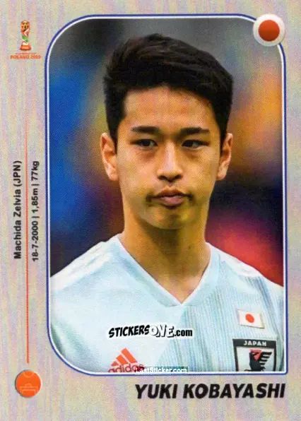 Cromo Yuki Kobayashi - World Cup U-20 Poland 2019 n. 135 - Gloria Editions