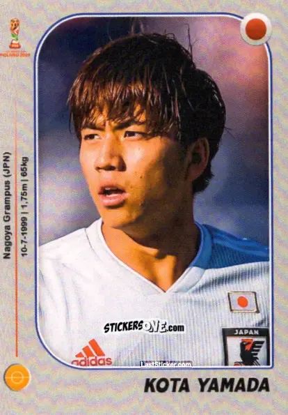 Cromo Kota Yamada - World Cup U-20 Poland 2019 n. 140 - Gloria Editions