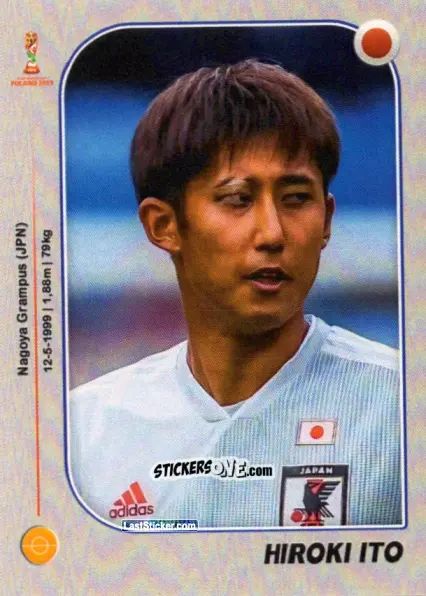 Cromo Hiroki Ito - World Cup U-20 Poland 2019 n. 143 - Gloria Editions