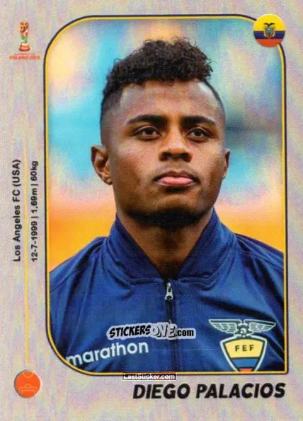 Figurina Diego Palacios - World Cup U-20 Poland 2019 n. 153 - Gloria Editions