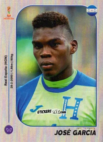 Figurina José García - World Cup U-20 Poland 2019 n. 171 - Gloria Editions