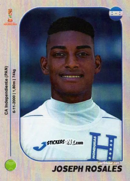 Figurina Joseph Rosales - World Cup U-20 Poland 2019 n. 183 - Gloria Editions