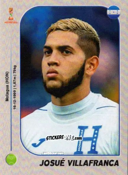 Figurina Josué Villafranca - World Cup U-20 Poland 2019 n. 184 - Gloria Editions