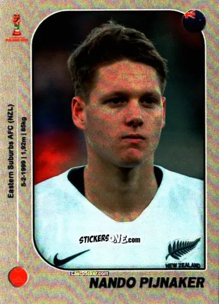 Cromo Nando Pijnaker - World Cup U-20 Poland 2019 n. 191 - Gloria Editions