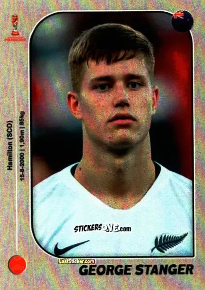 Cromo George Stanger - World Cup U-20 Poland 2019 n. 193 - Gloria Editions