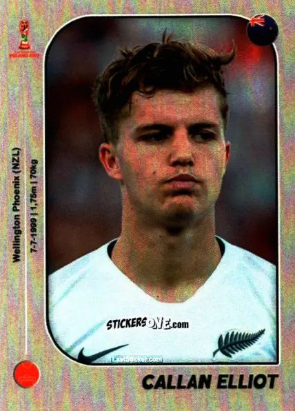 Cromo Callan Elliot - World Cup U-20 Poland 2019 n. 194 - Gloria Editions