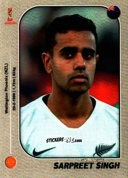 Cromo Sarpreet Singh - World Cup U-20 Poland 2019 n. 201 - Gloria Editions