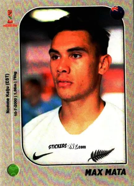 Cromo Max Mata - World Cup U-20 Poland 2019 n. 202 - Gloria Editions