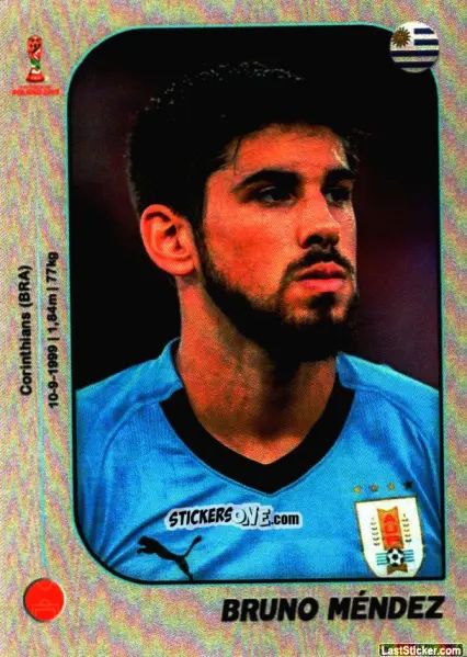Figurina Bruno Méndez - World Cup U-20 Poland 2019 n. 210 - Gloria Editions