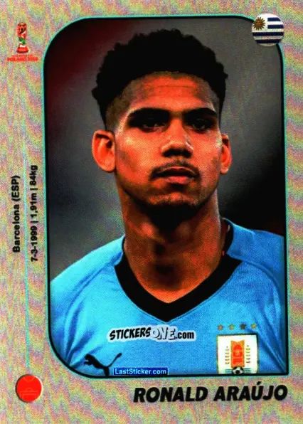 Cromo Ronaldo Araújo - World Cup U-20 Poland 2019 n. 211 - Gloria Editions