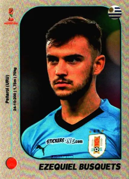 Figurina Ezequiel Busquets - World Cup U-20 Poland 2019 n. 212 - Gloria Editions