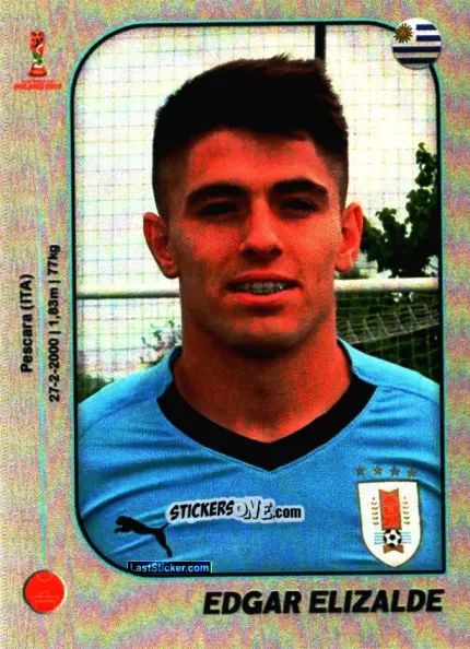 Figurina Edgar Elizalde - World Cup U-20 Poland 2019 n. 215 - Gloria Editions
