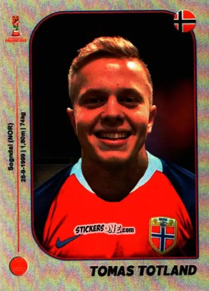 Figurina Tomas Totland - World Cup U-20 Poland 2019 n. 231 - Gloria Editions