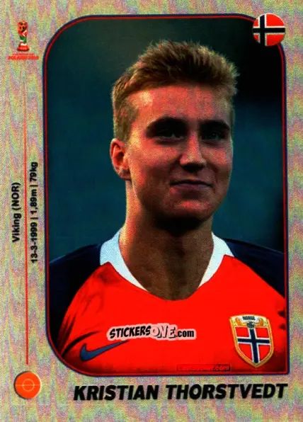 Figurina Kristian Thorstvedt - World Cup U-20 Poland 2019 n. 235 - Gloria Editions