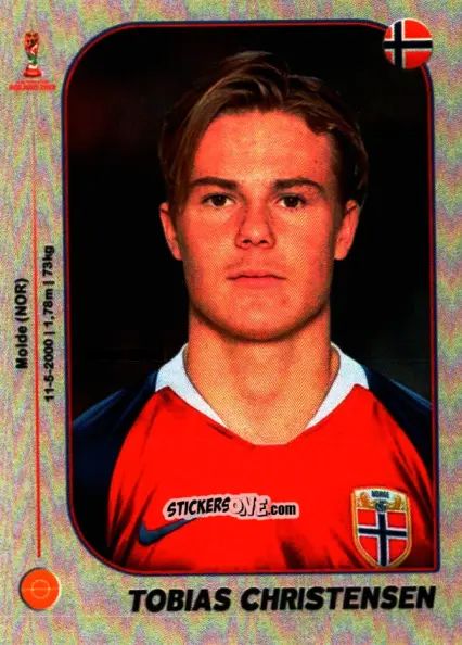 Figurina Tobias Christensen - World Cup U-20 Poland 2019 n. 236 - Gloria Editions