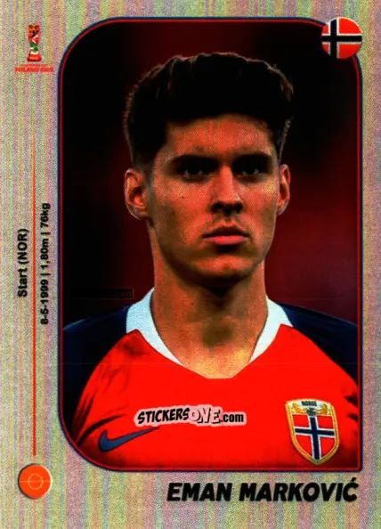 Figurina Eman Markovic - World Cup U-20 Poland 2019 n. 238 - Gloria Editions