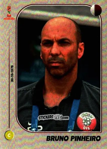 Cromo Coach: Bruno Pinheiro - World Cup U-20 Poland 2019 n. 245 - Gloria Editions