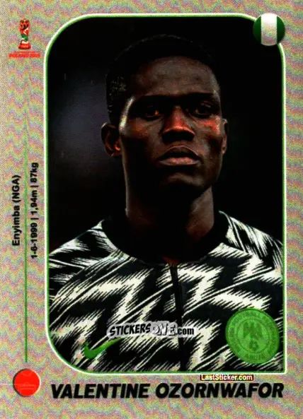Figurina Valentine Ozornwafor - World Cup U-20 Poland 2019 n. 270 - Gloria Editions