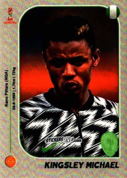 Figurina Kingsley Michael - World Cup U-20 Poland 2019 n. 272 - Gloria Editions