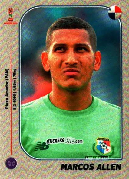 Cromo Marcos Allen - World Cup U-20 Poland 2019 n. 323 - Gloria Editions