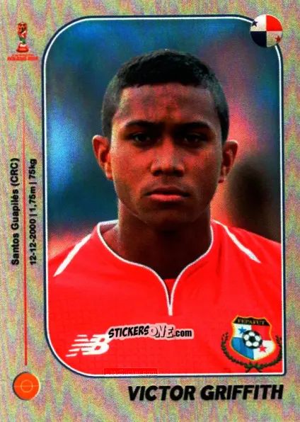 Cromo Víctor Griffith - World Cup U-20 Poland 2019 n. 330 - Gloria Editions
