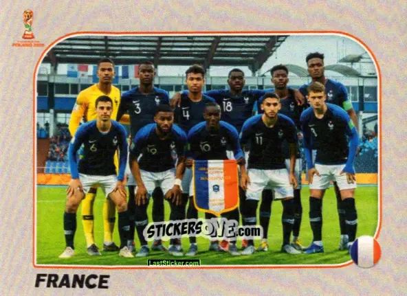 Figurina Team - World Cup U-20 Poland 2019 n. 360 - Gloria Editions