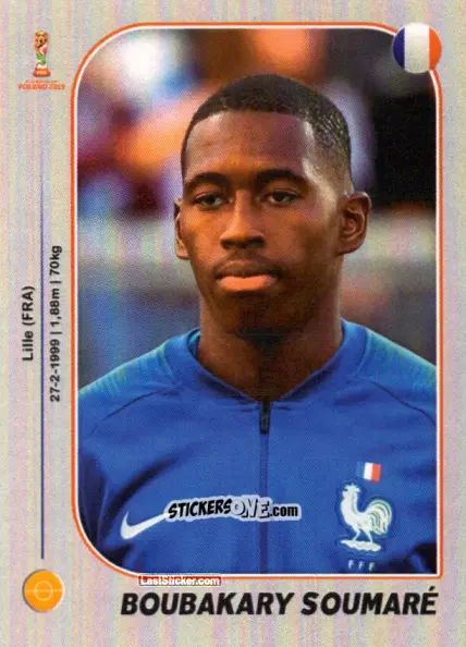 Figurina Boubakary Soumaré - World Cup U-20 Poland 2019 n. 368 - Gloria Editions
