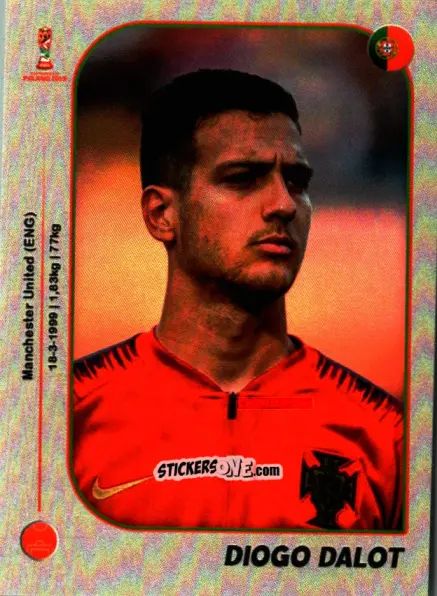 Cromo Diogo Dalot - World Cup U-20 Poland 2019 n. 400 - Gloria Editions