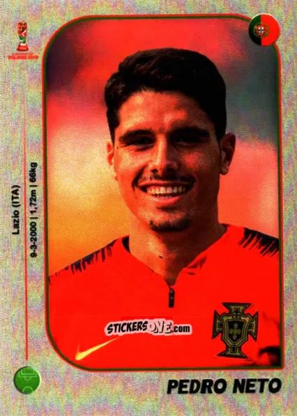 Figurina Pedro Neto - World Cup U-20 Poland 2019 n. 412 - Gloria Editions