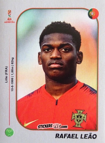 Cromo Rafael Leão - World Cup U-20 Poland 2019 n. 413 - Gloria Editions