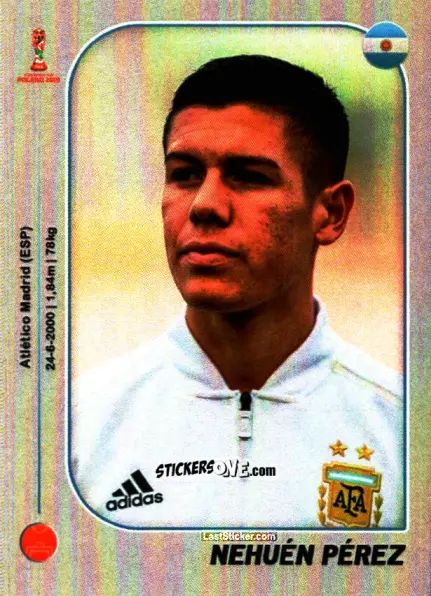 Cromo Nehuén Pérez - World Cup U-20 Poland 2019 n. 438 - Gloria Editions