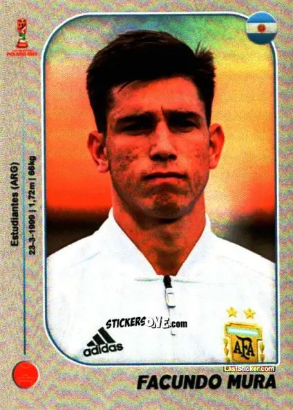 Figurina Facundo Mura - World Cup U-20 Poland 2019 n. 440 - Gloria Editions