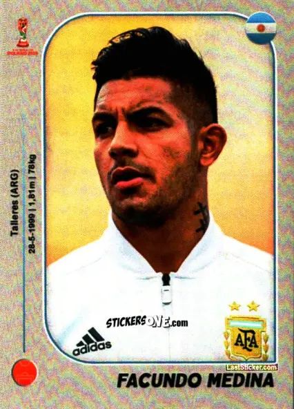 Cromo Facundo Medina - World Cup U-20 Poland 2019 n. 441 - Gloria Editions