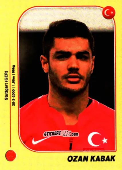 Cromo Ozan Kabak - World Cup U-20 Poland 2019 n. 472 - Gloria Editions