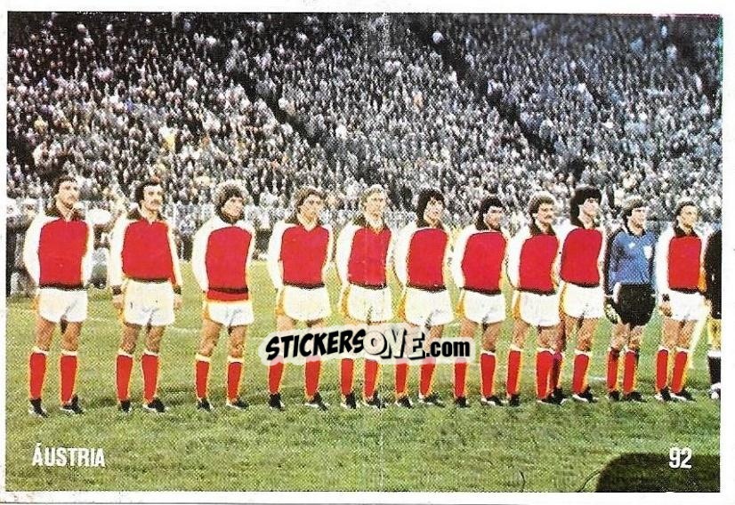 Cromo Team - Campeonato do Mundo de Futebol 1982 n. 92 - SORCACIUS XII