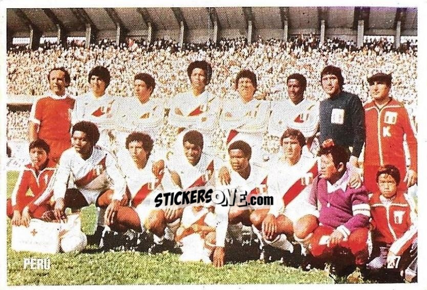 Figurina Team - Campeonato do Mundo de Futebol 1982 n. 27 - SORCACIUS XII