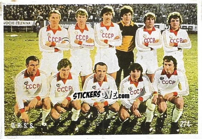 Cromo Team - Campeonato do Mundo de Futebol 1982 n. 274 - SORCACIUS XII