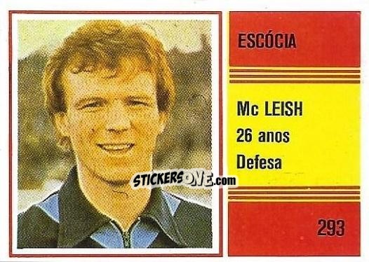 Cromo Alex McLeish - Campeonato do Mundo de Futebol 1982 n. 293 - SORCACIUS XII