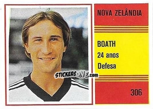 Sticker Allan Boath - Campeonato do Mundo de Futebol 1982 n. 306 - SORCACIUS XII