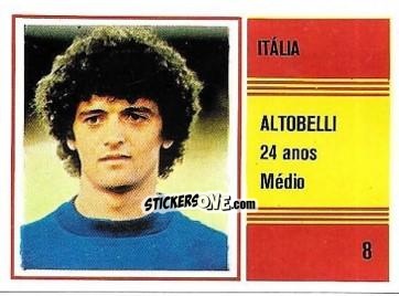 Cromo Altobelli - Campeonato do Mundo de Futebol 1982 n. 8 - SORCACIUS XII