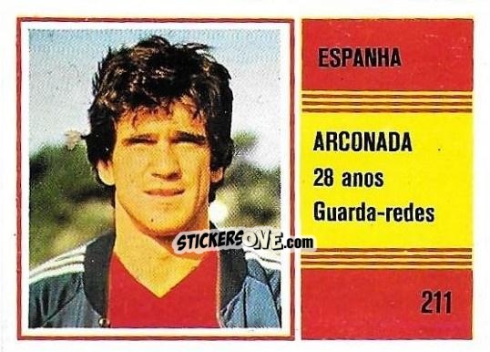 Figurina Arconada - Campeonato do Mundo de Futebol 1982 n. 211 - SORCACIUS XII