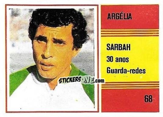 Sticker Cerbah - Campeonato do Mundo de Futebol 1982 n. 68 - SORCACIUS XII