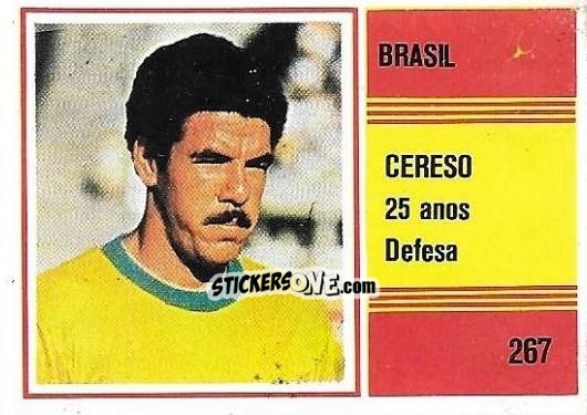 Cromo Cerezo - Campeonato do Mundo de Futebol 1982 n. 267 - SORCACIUS XII