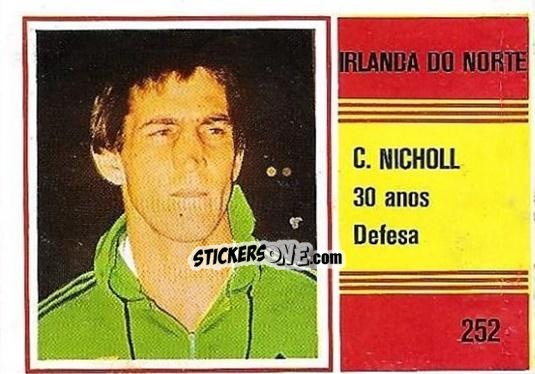 Cromo Chris Nicholl - Campeonato do Mundo de Futebol 1982 n. 252 - SORCACIUS XII