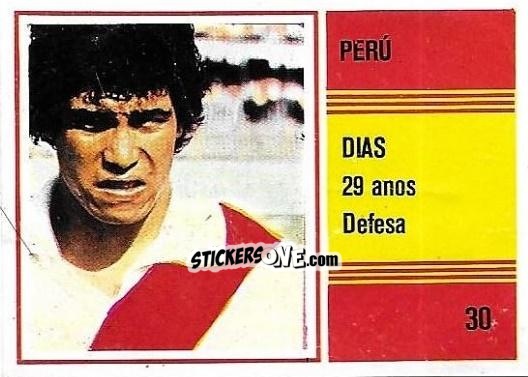 Sticker Diaz - Campeonato do Mundo de Futebol 1982 n. 30 - SORCACIUS XII