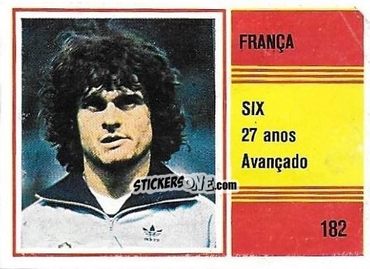 Sticker Didier Six - Campeonato do Mundo de Futebol 1982 n. 182 - SORCACIUS XII