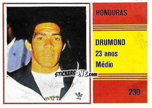 Figurina Domingo Drummond - Campeonato do Mundo de Futebol 1982 n. 230 - SORCACIUS XII