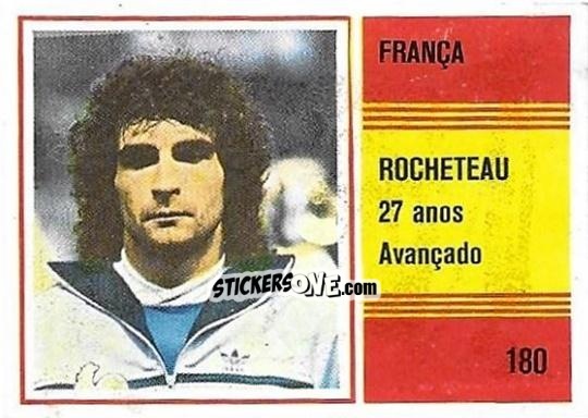 Sticker Dominique Rocheteau - Campeonato do Mundo de Futebol 1982 n. 180 - SORCACIUS XII