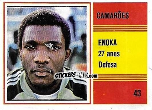 Cromo Enoka - Campeonato do Mundo de Futebol 1982 n. 43 - SORCACIUS XII